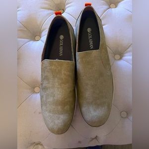 - Golaiman Beige slip on shoes